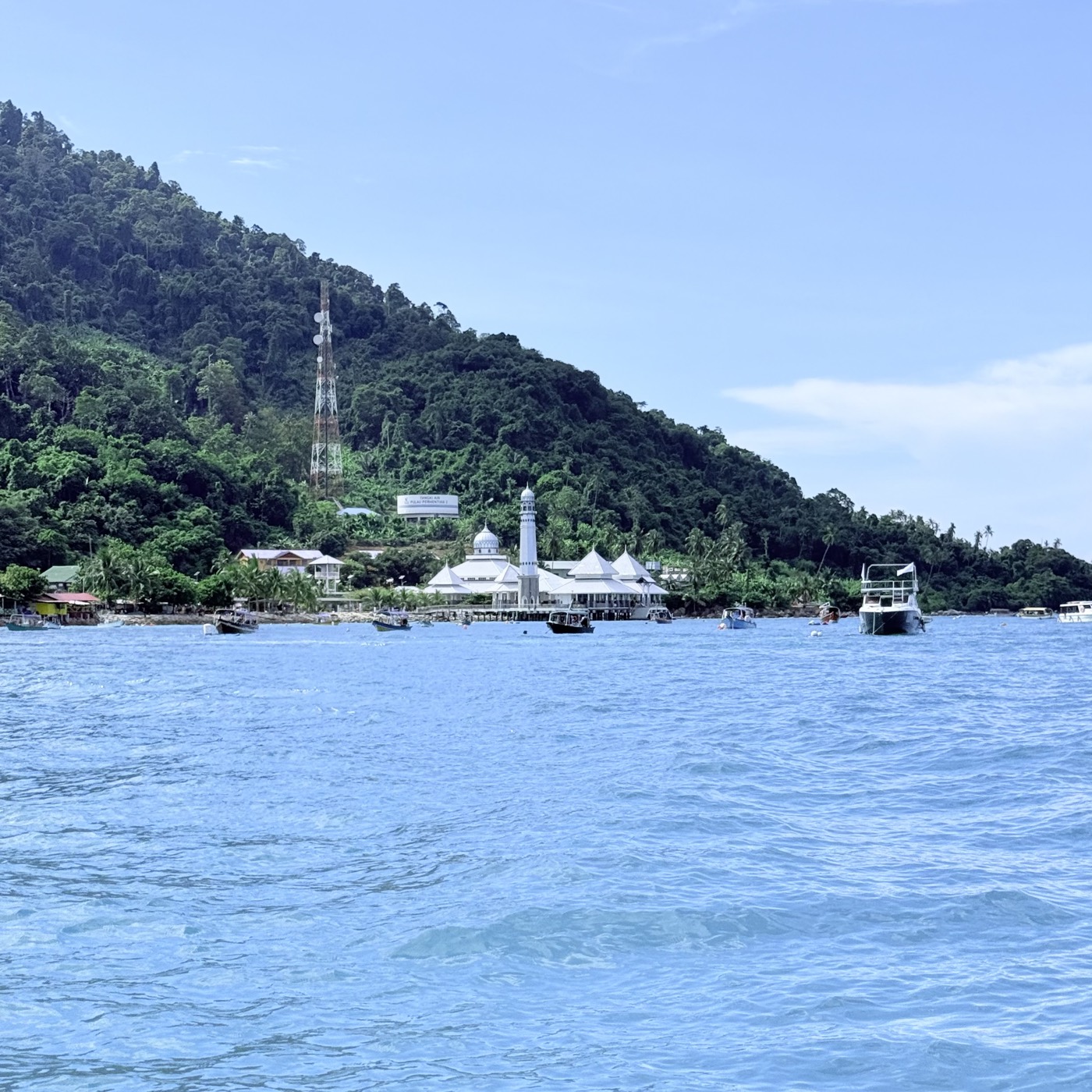 Kampung Nelayan, the island's fishing village