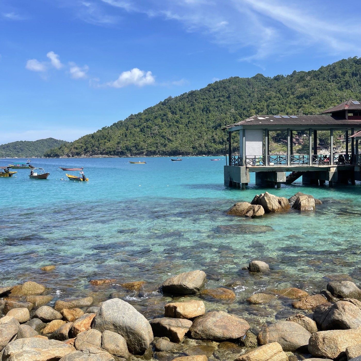 The jetty at Long Beach, Perhentian Kecil